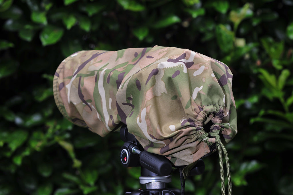 Camera & Lens Dust Cover — Size 5 (Sigma & Tamron 150-600) — Light & Dark Camo