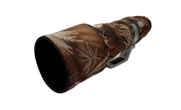 Canon 400 f2.8 L USM/USMII Neoprene Non IS in Forest standard camouflage neoprene fabric