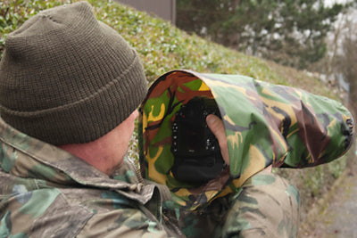 Waterproof Camera & lens Cover Size 1 in Camouflage camouflage neoprene fabric
