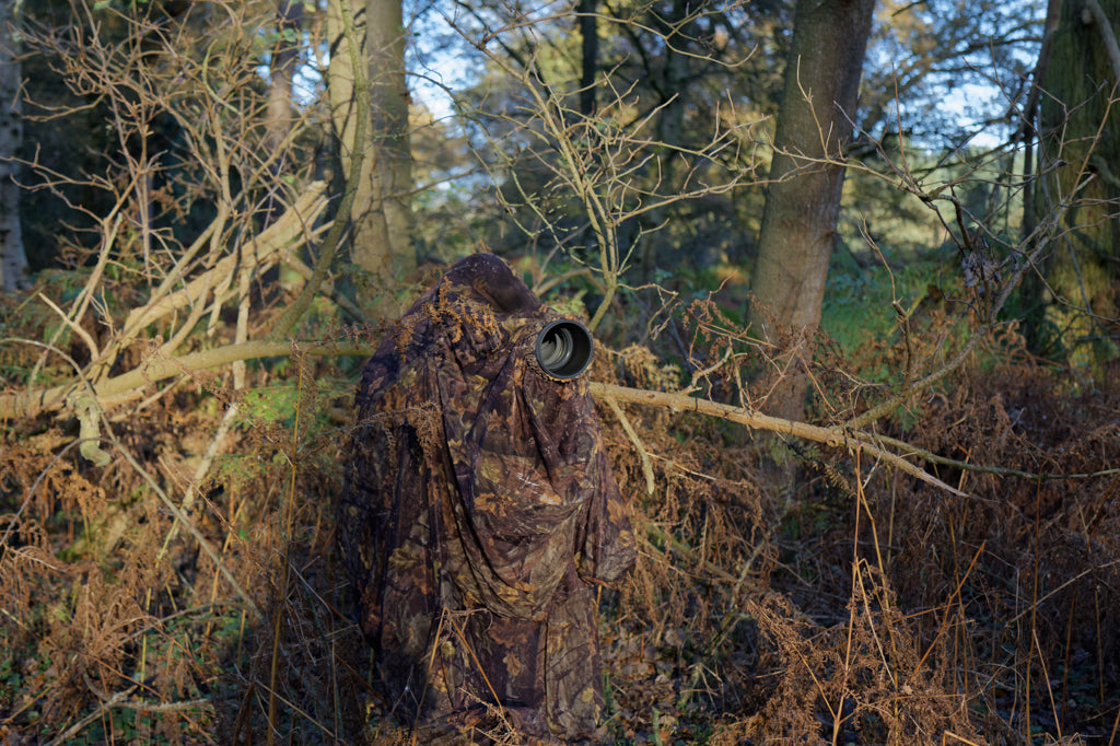 Leaf Effect Bag Hide — Portable Photography & Wildlife Watching Hide (Brown/Green Camo)
